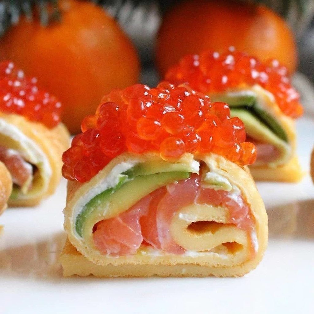 Закуска с блинчиками