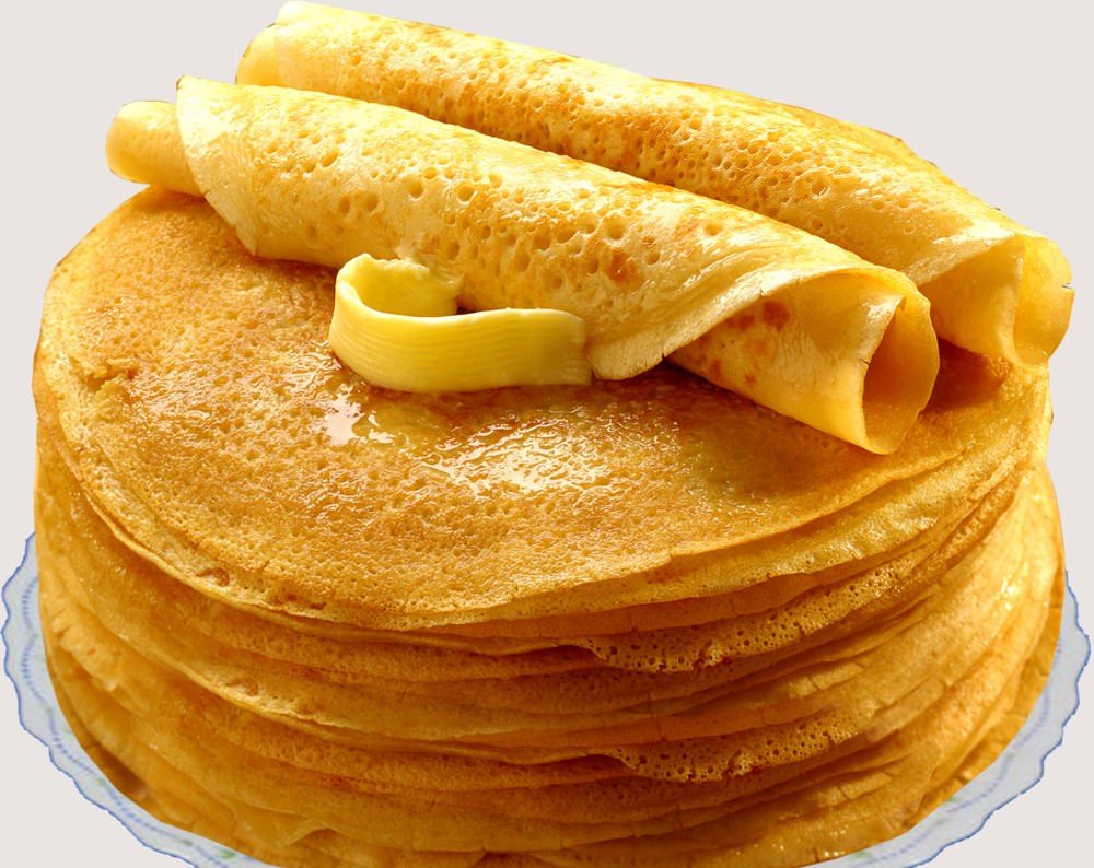 Масленица блины с икрой
