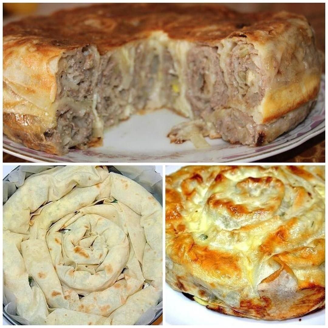 Рваный пирог из лаваша