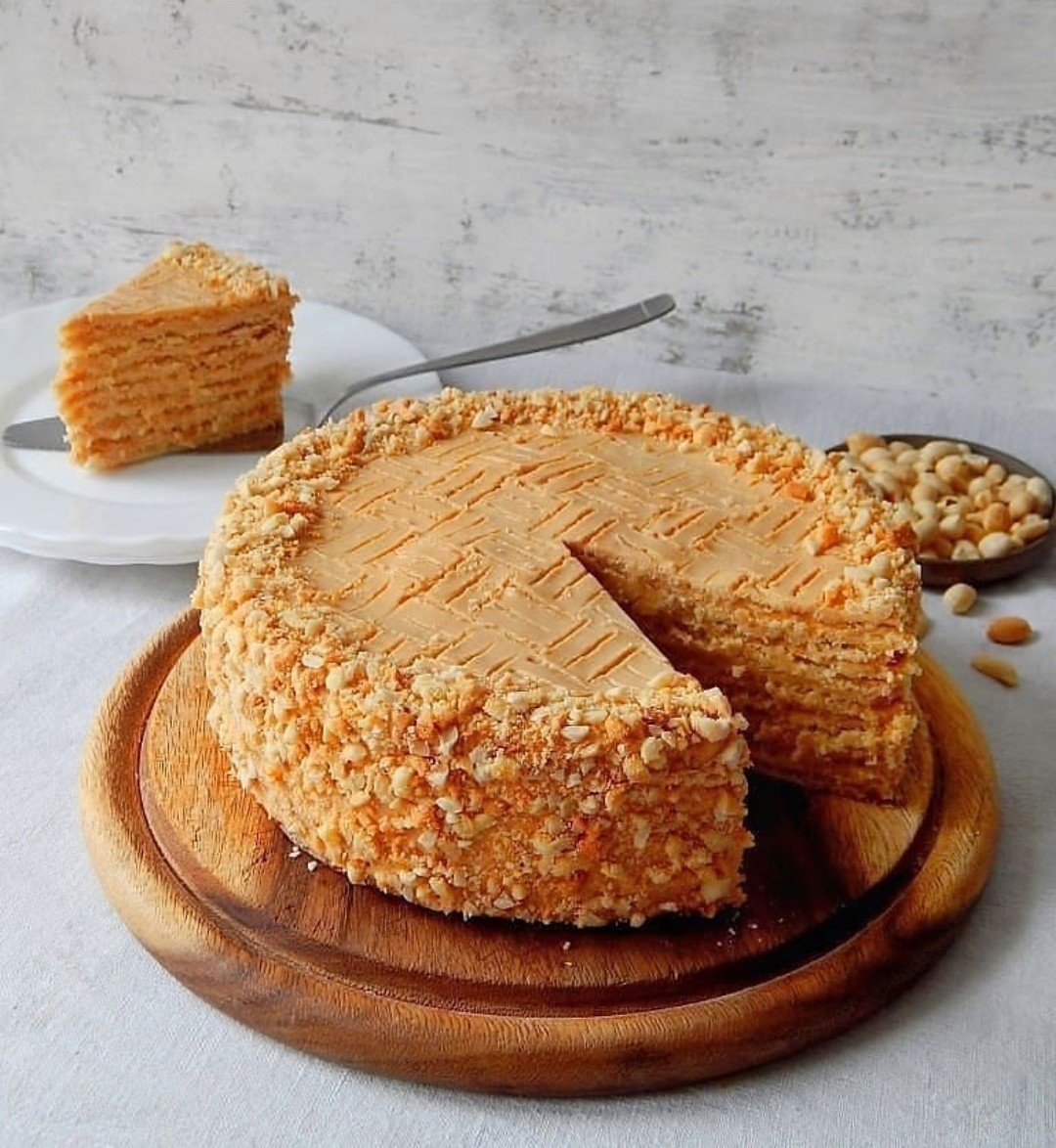 Пирог с орехами