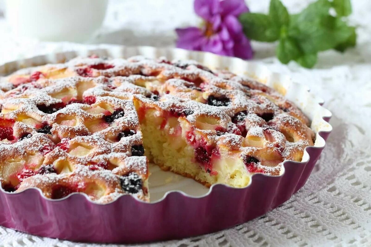 Лионский яблочный пирог