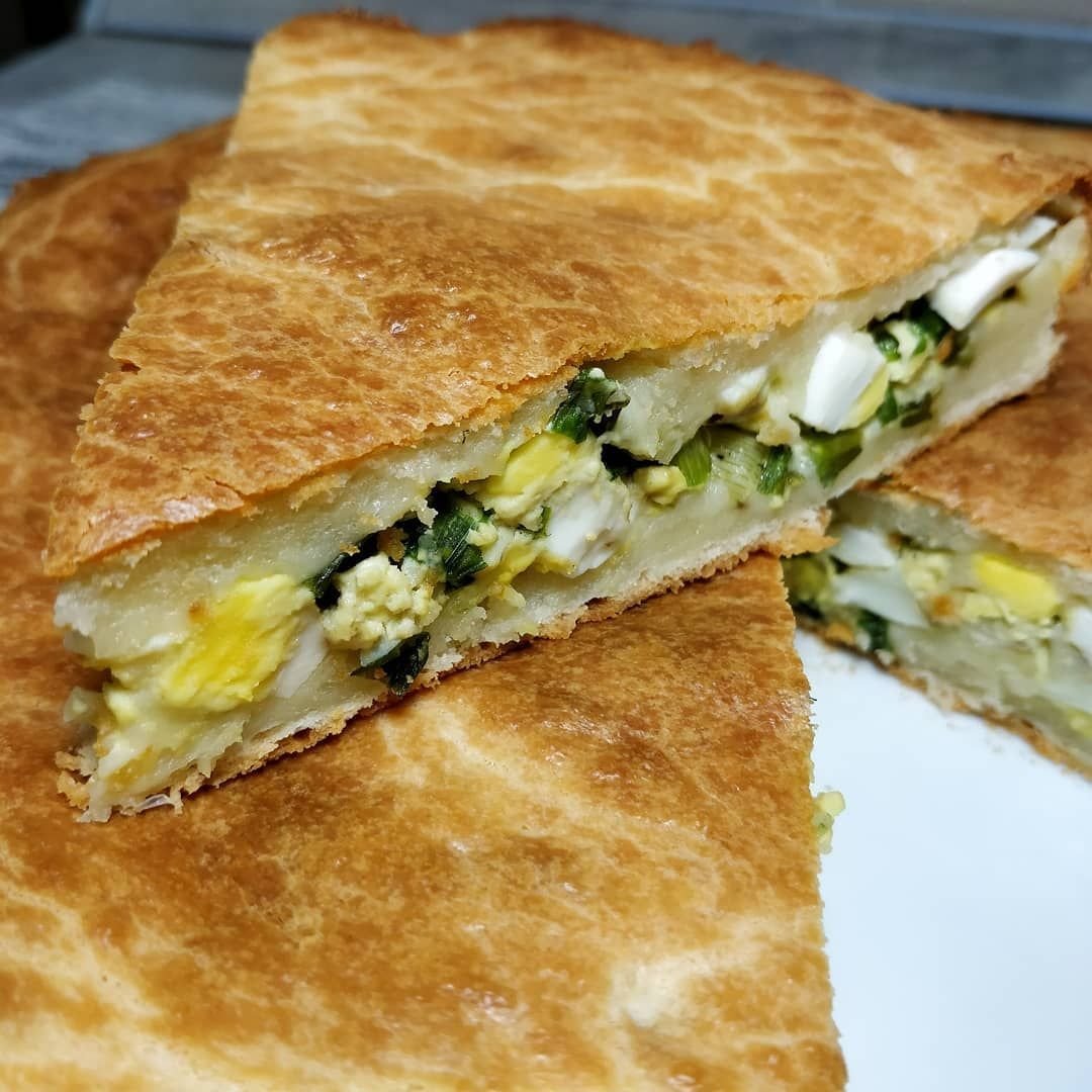 КИШ С яйцом и шпинатом