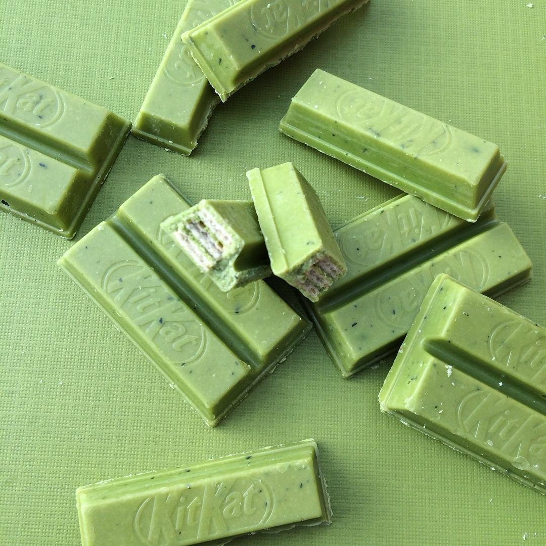 Зелёный кит кат Эстетика