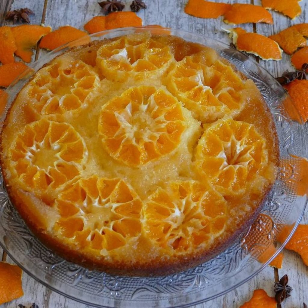 Кето мандариновый пирог