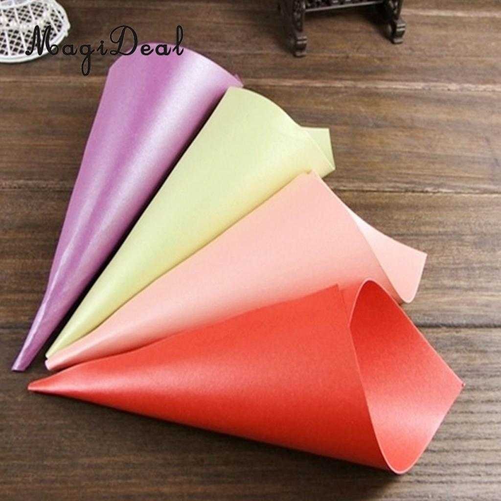 How to make a perfect paper Cone. Paper Cones for DIY Christmas Trees. Easy quick Cones.
