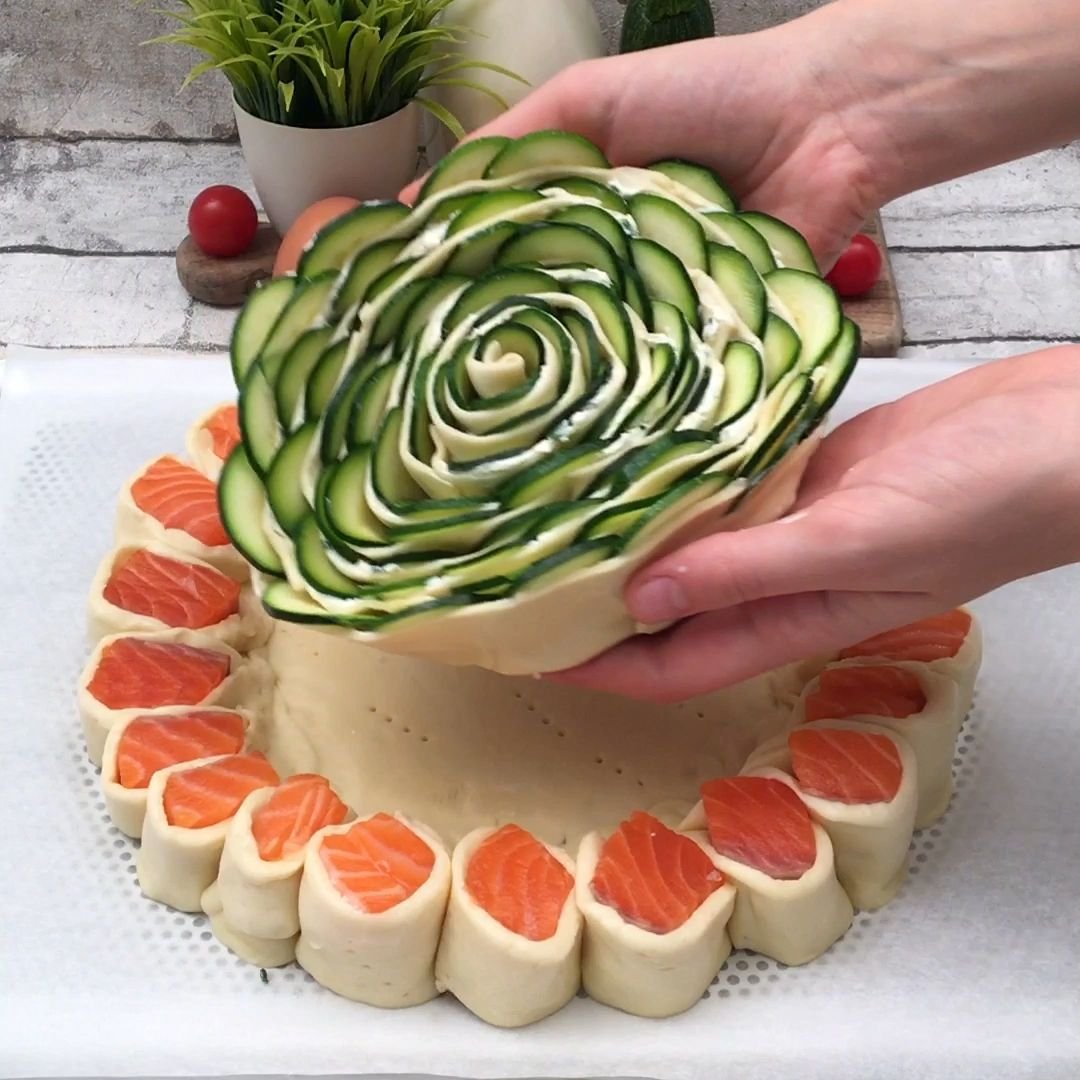 Пирог с кабачками