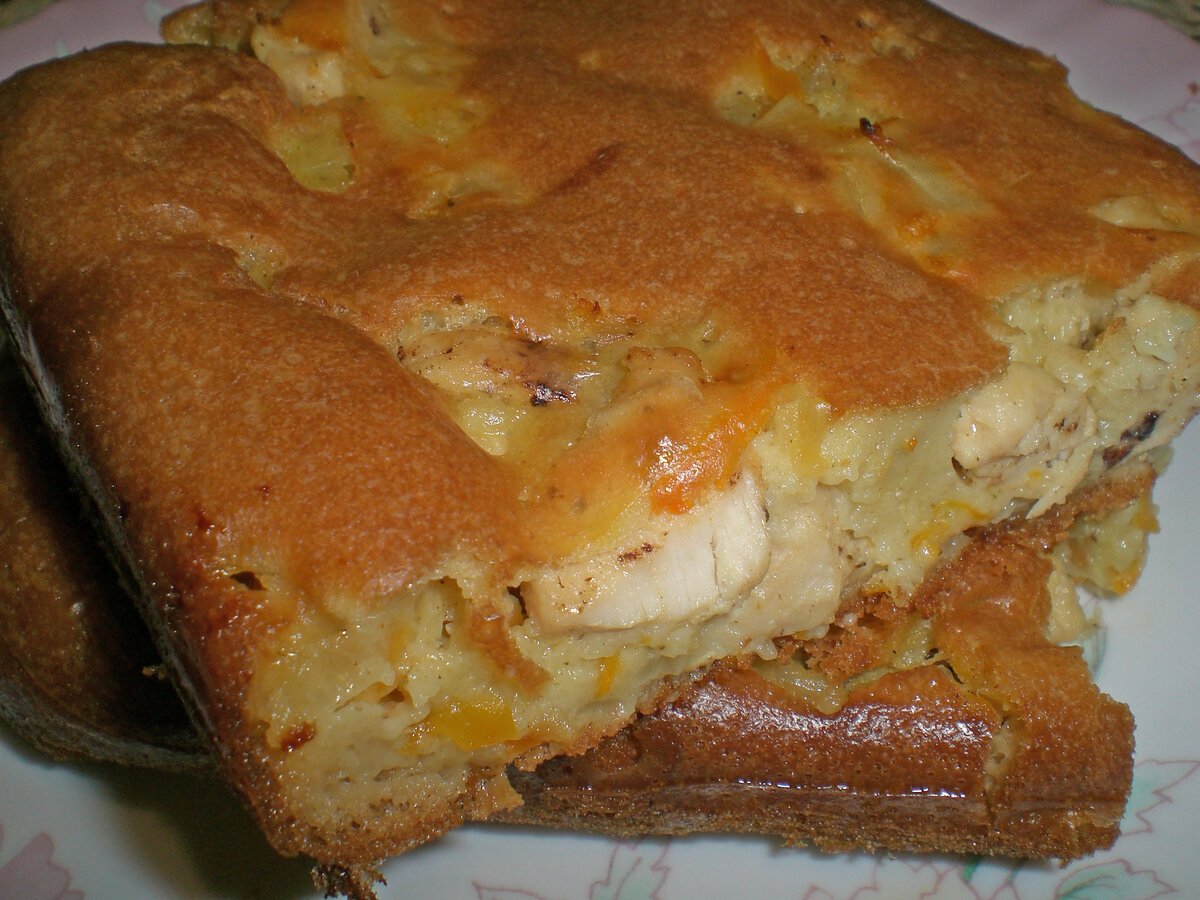 Пирог с начинкой внутри