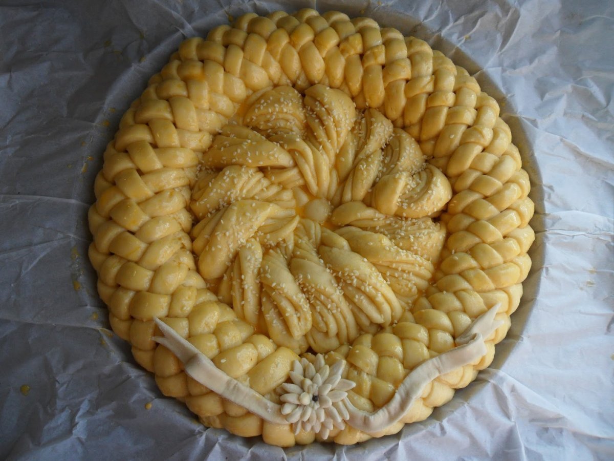 Украшение сдобных пирогов