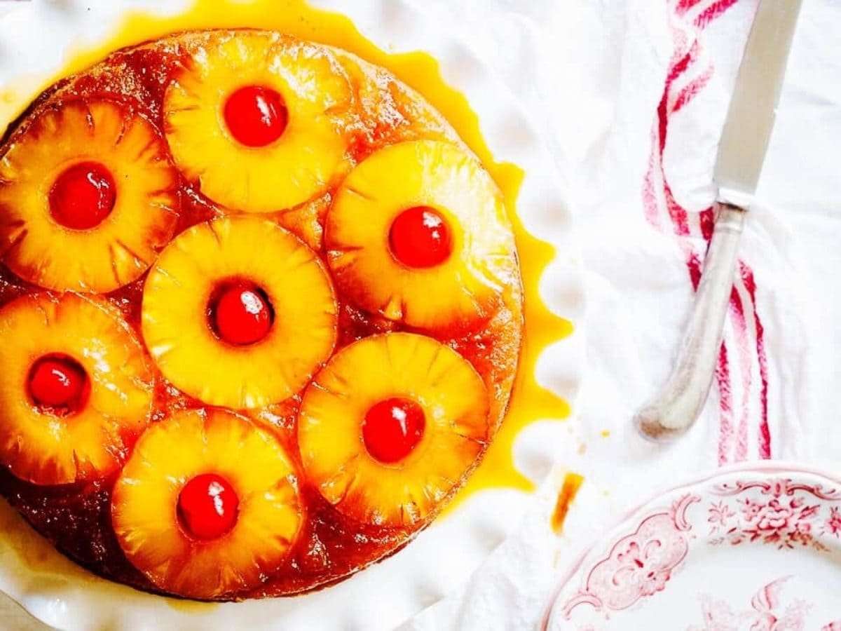 Pineapple upside-down Cake пирог-перевертыш