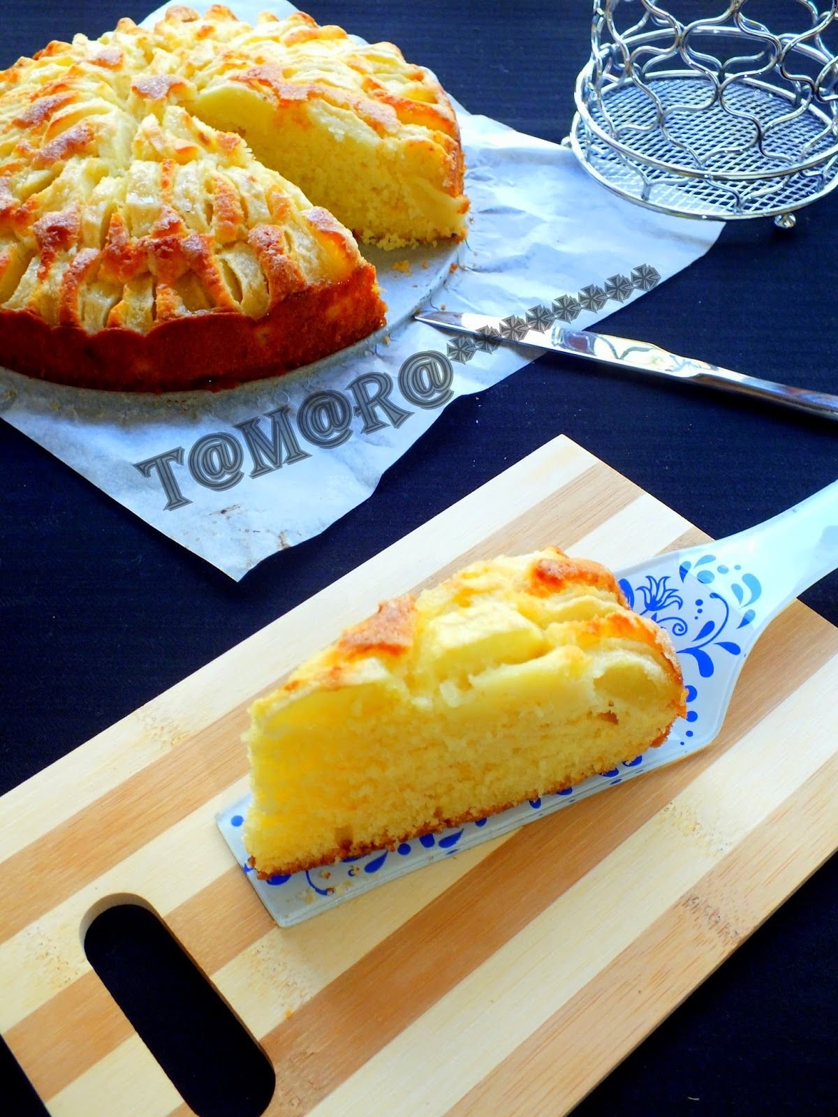 Корнуэльский пирог с яблоками