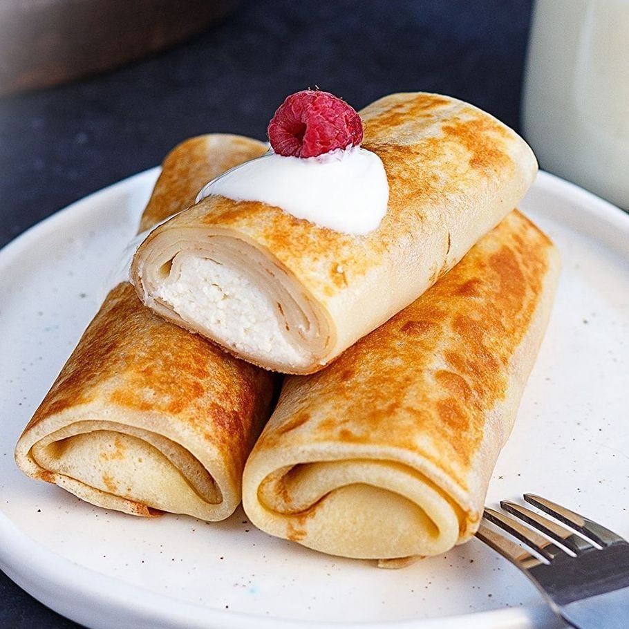 Блины с мясом