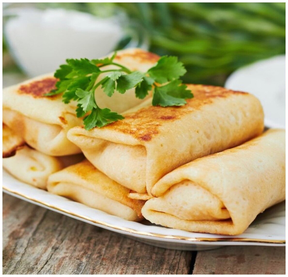 Блинчики с курицей