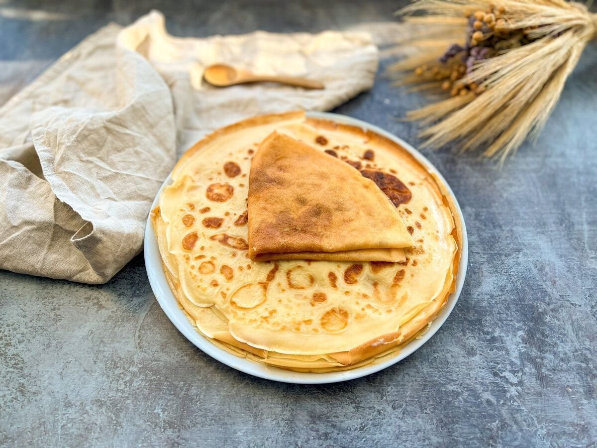 Ажурные блинчики очень тонкие