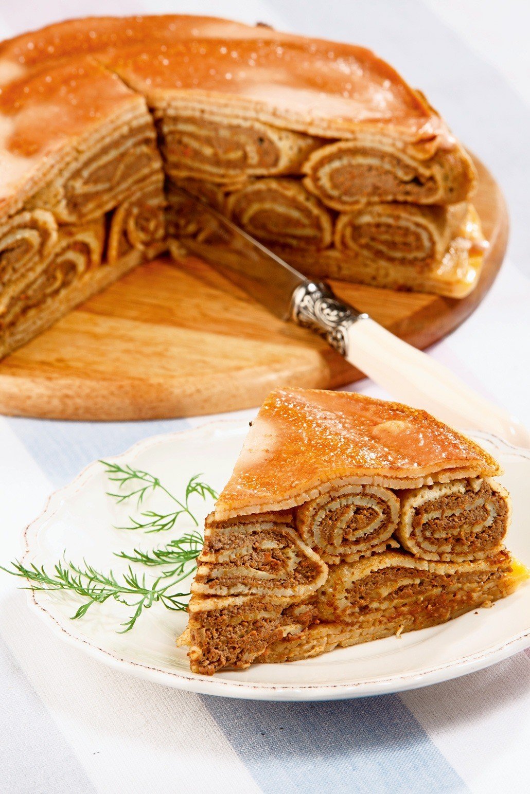 Рязанский блинчатый пирог