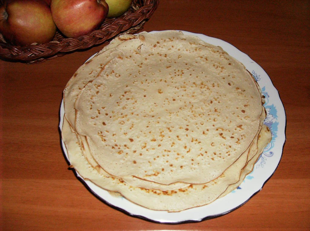 Блинчатый пирог начинка