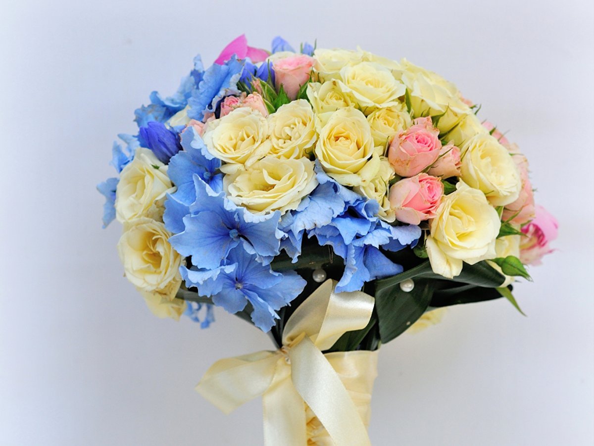 Bouquet Rose букет Роуз гортензия