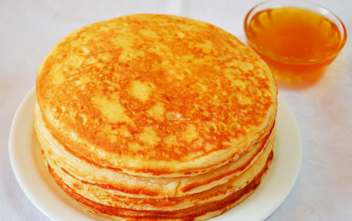 Блины с манкой на дрожжах