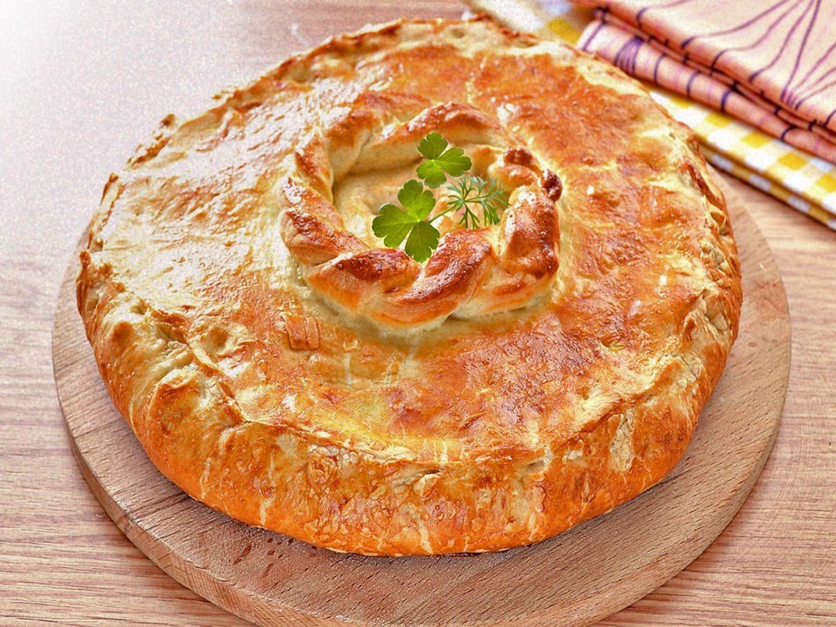 Курник пирог с курицей