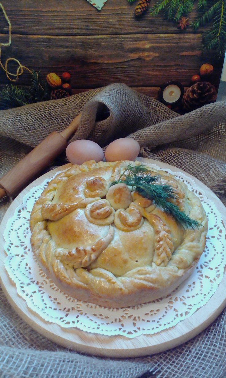 Пирог курник классический