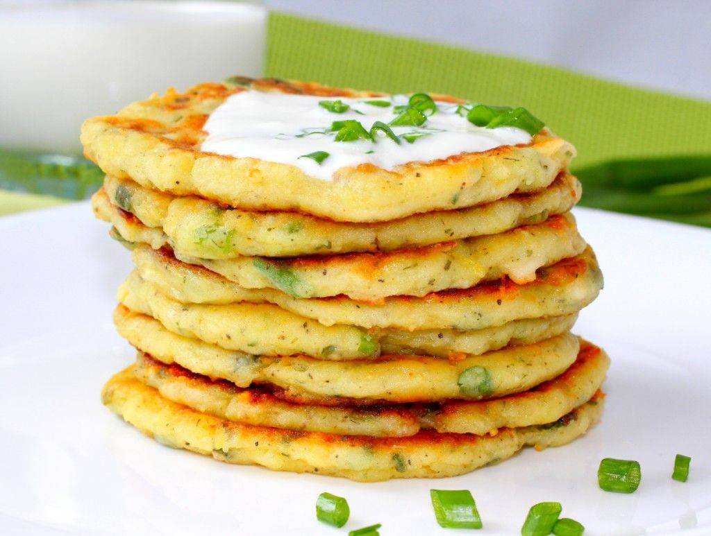 Кабачковые блины с начинкой