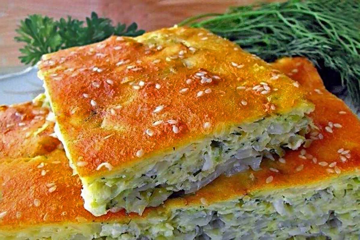 Пирог с капустой и картошкой
