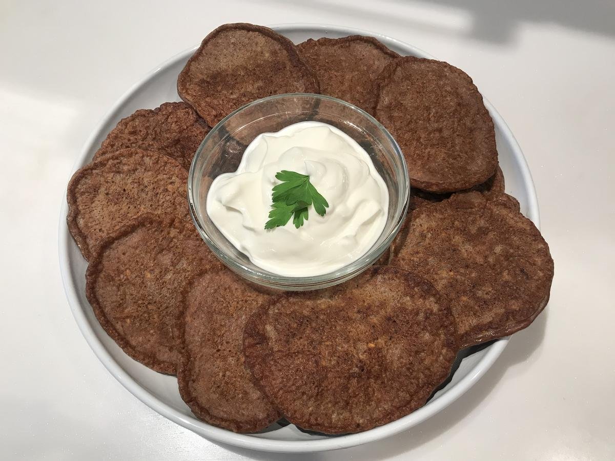 Блинчики из печенки