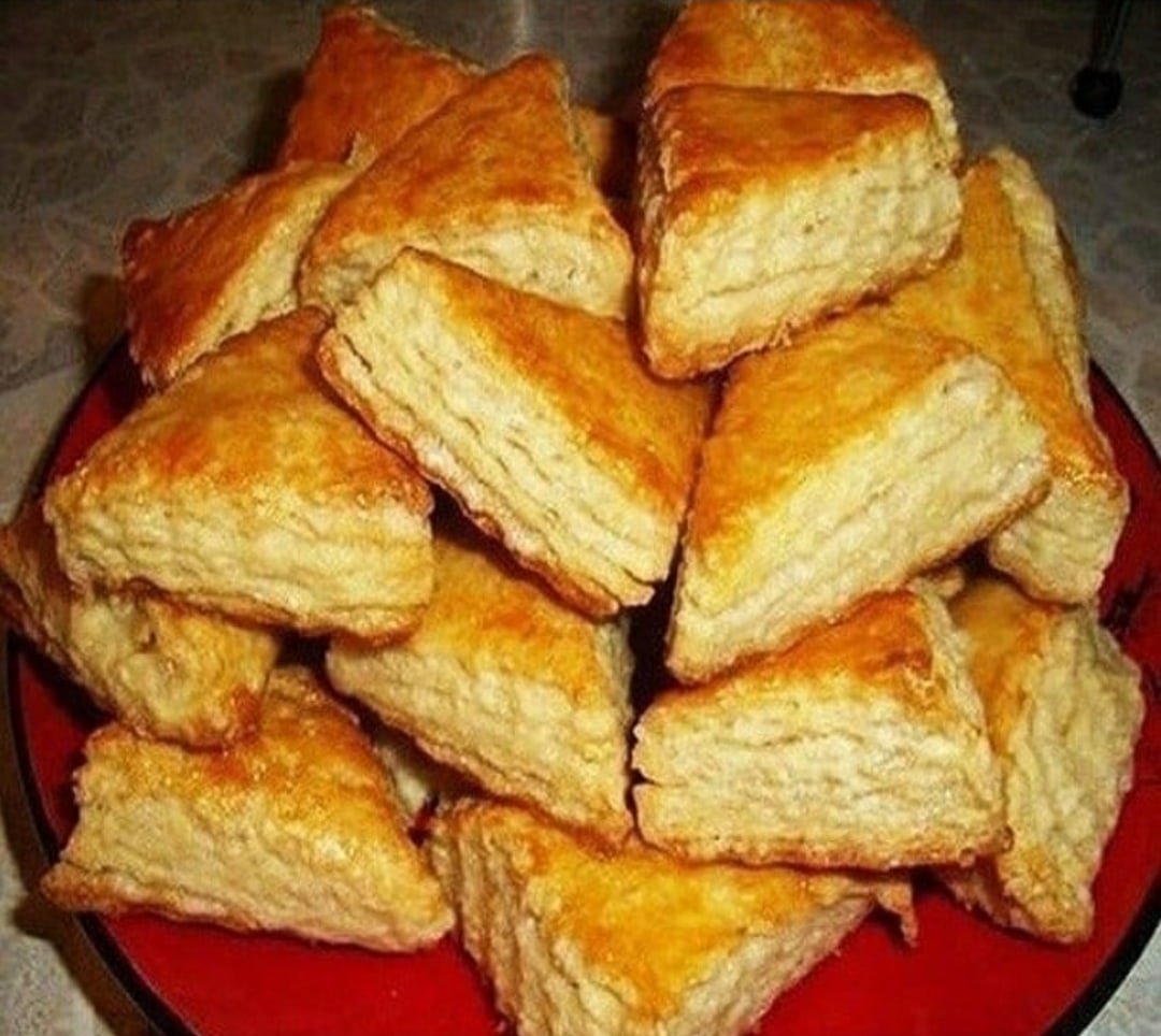 Печенье ушки с апельсиновой цедрой