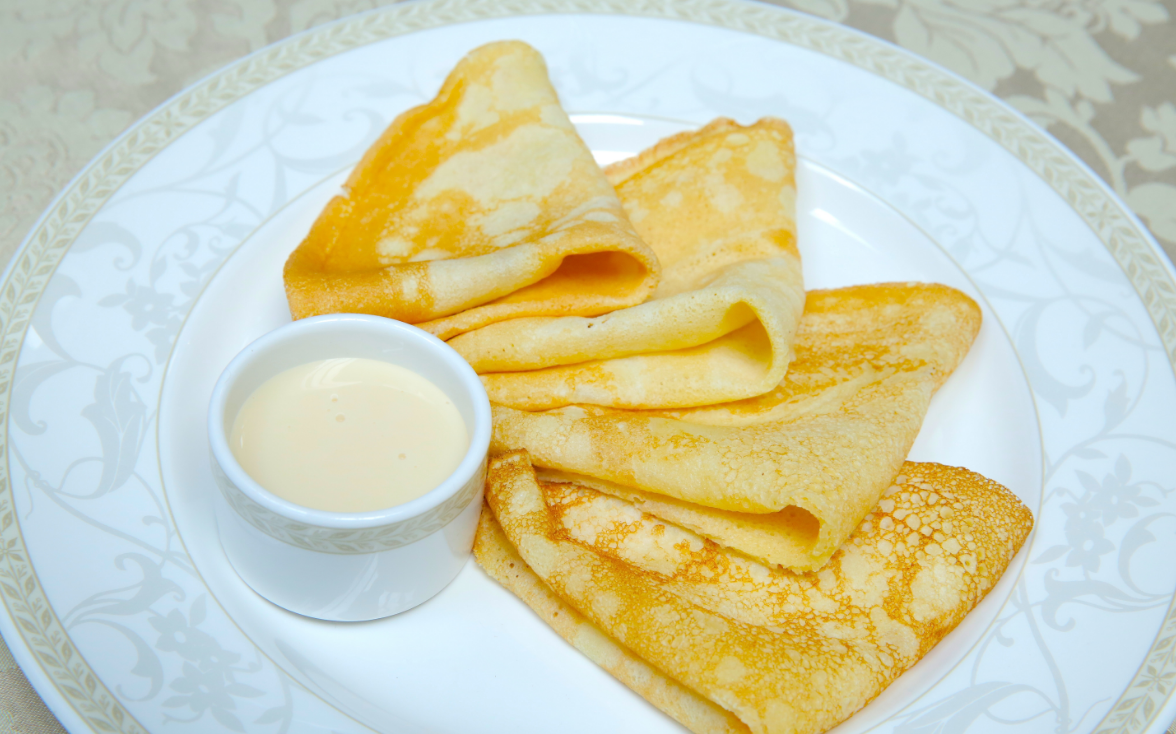 Блины со сгущенкой