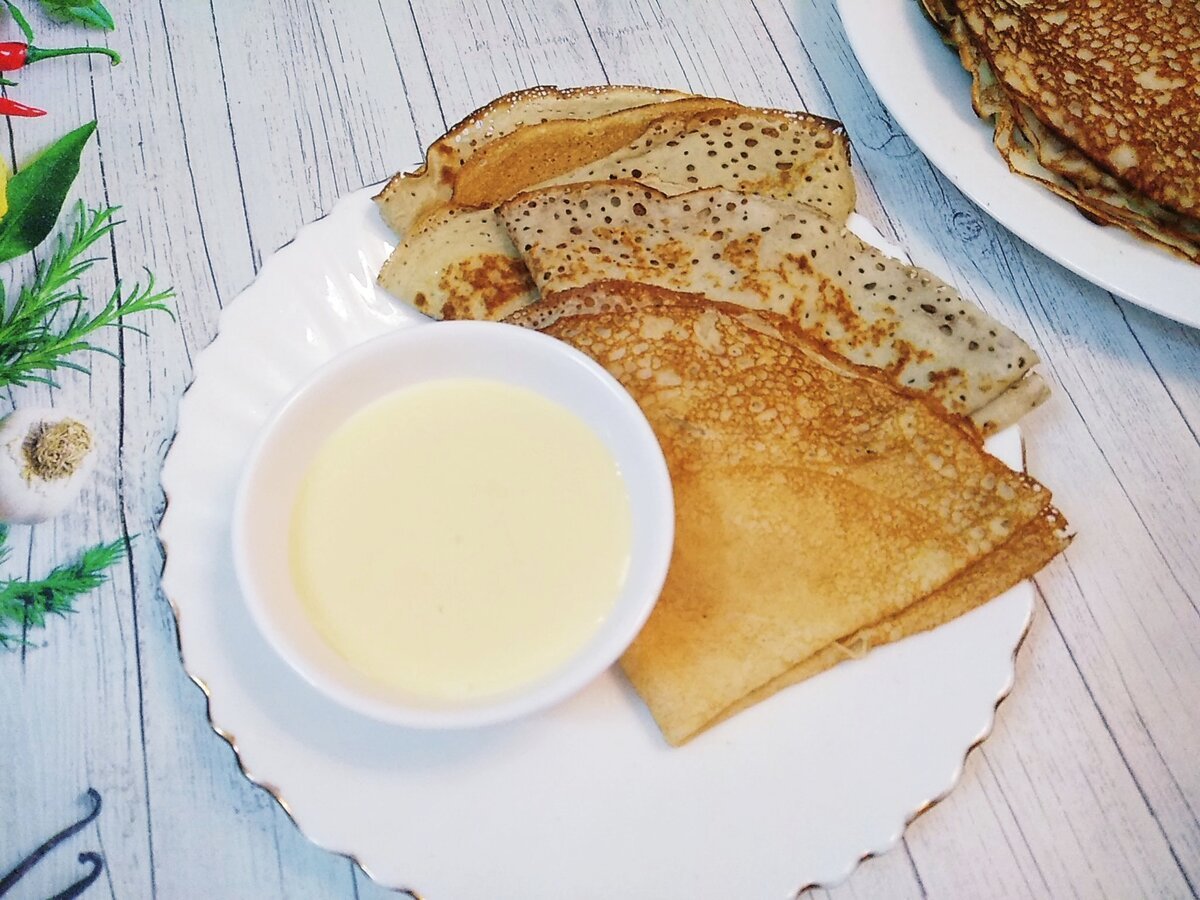 Блины на минералке