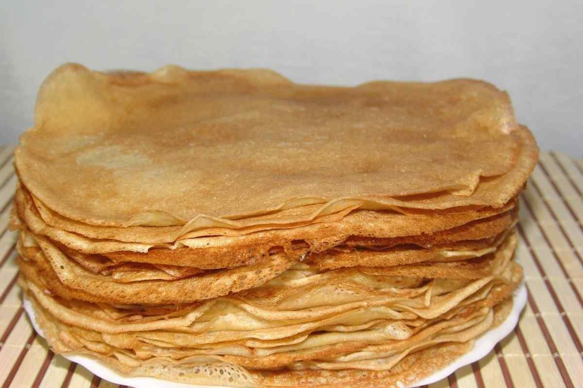 Блины на воде вкусные