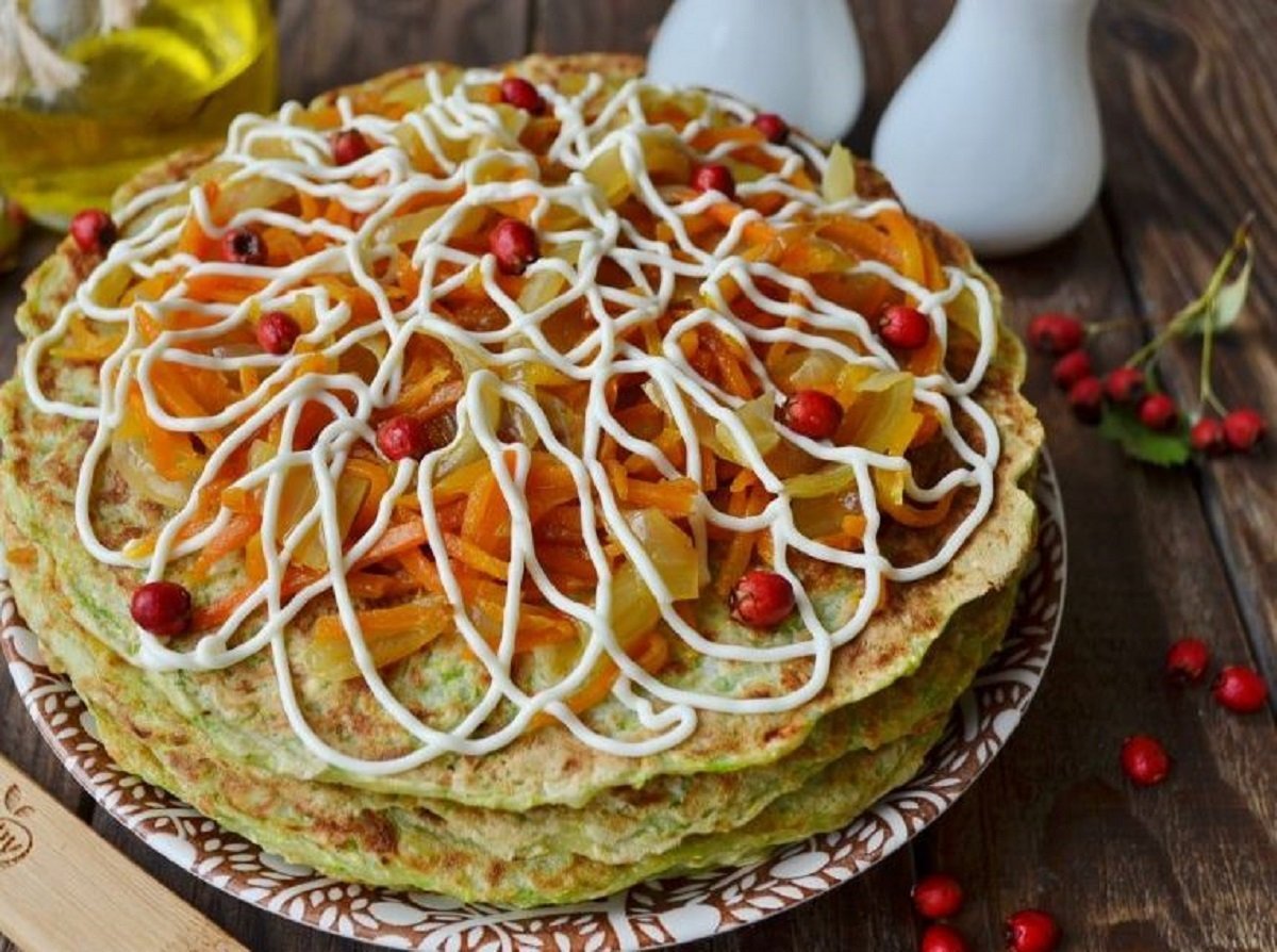 Блинный торт с маскарпоне