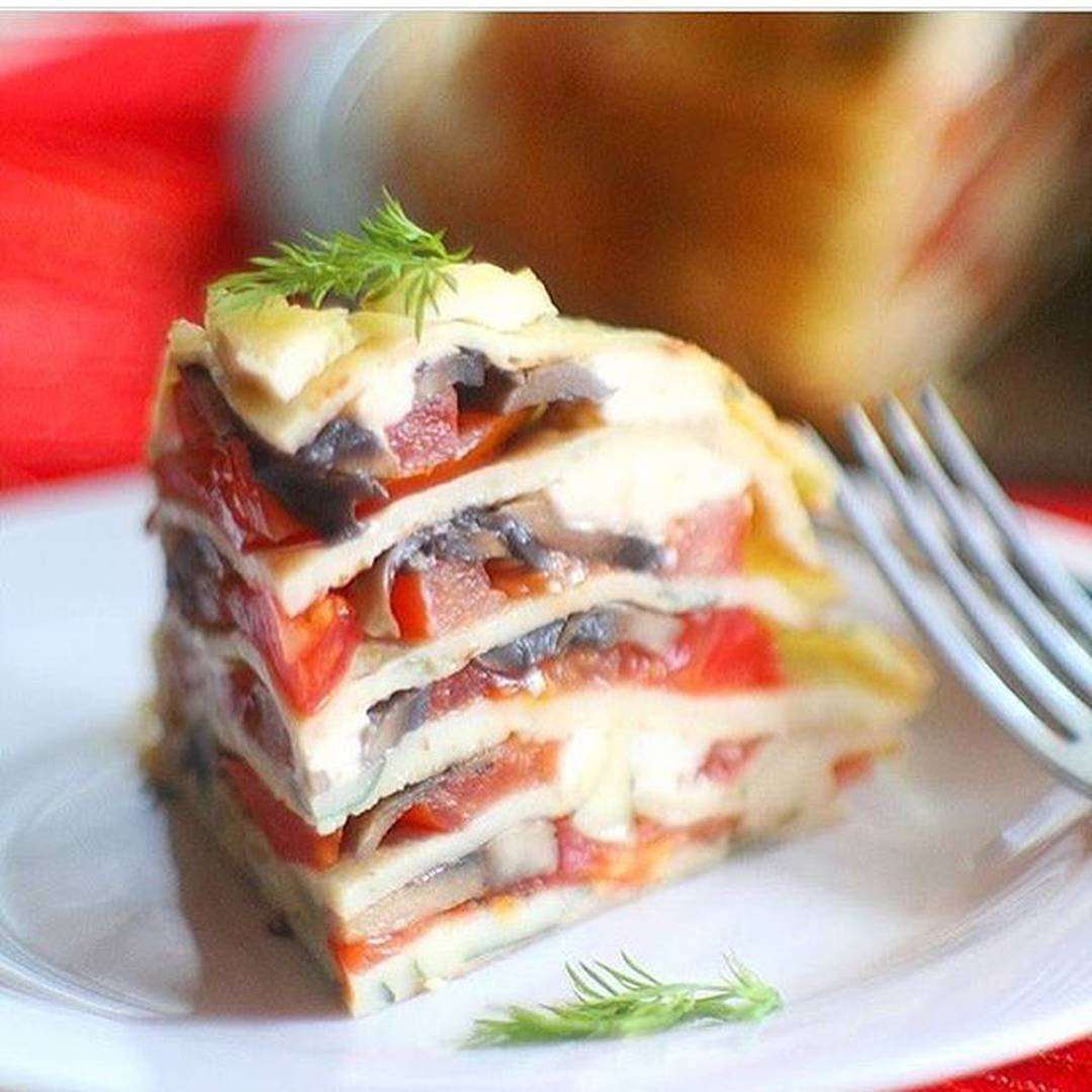 Торт из блинов закусочный
