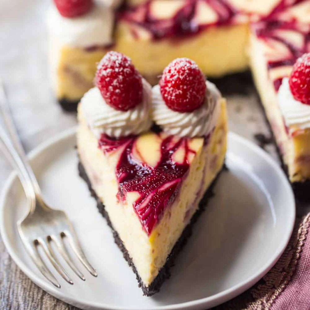 Клубничный чизкейк маккафе