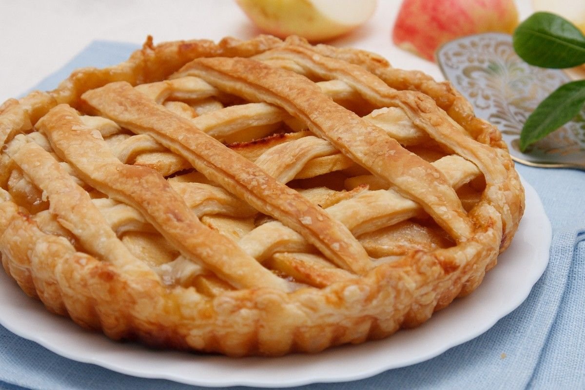 Английский пирог с яблоками