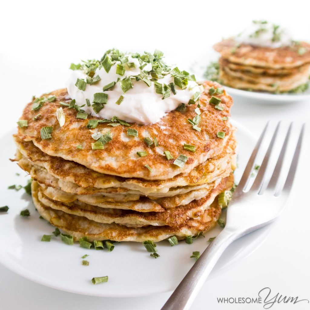 Картофельные оладьи с сыром