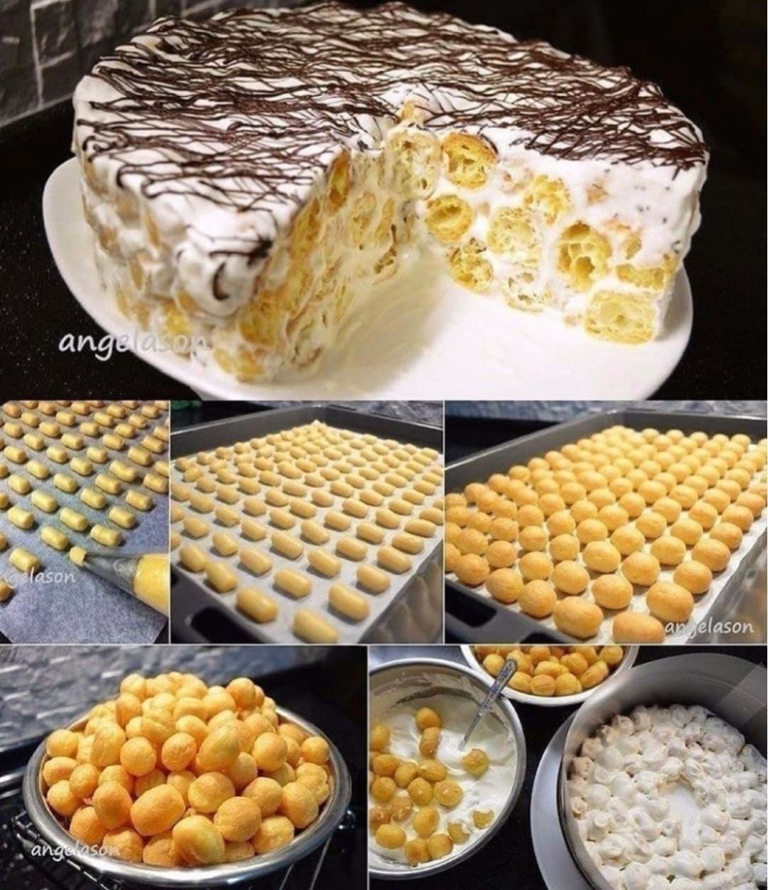 Торт дамские пальчики