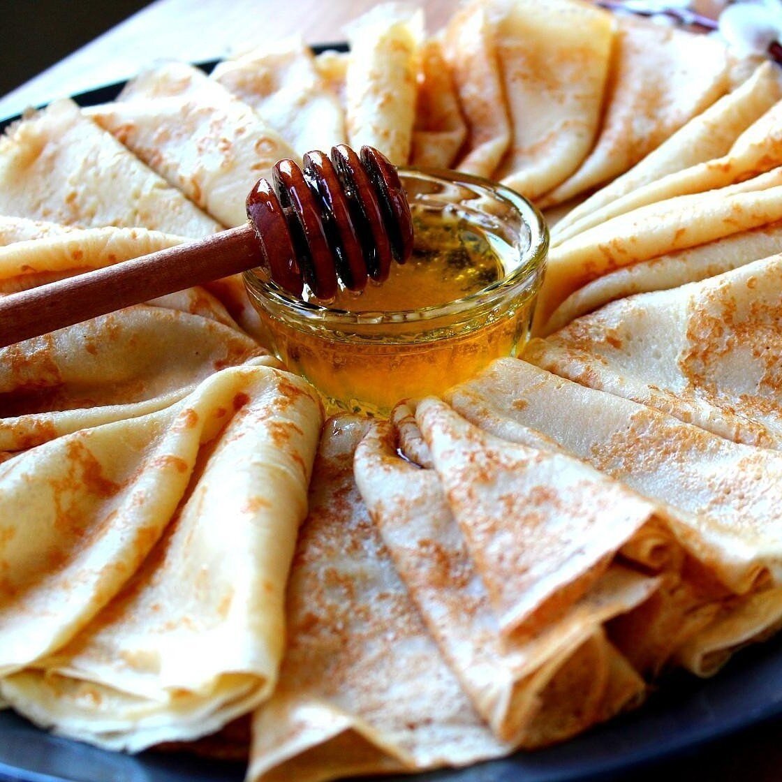 Блины со сливочным маслом