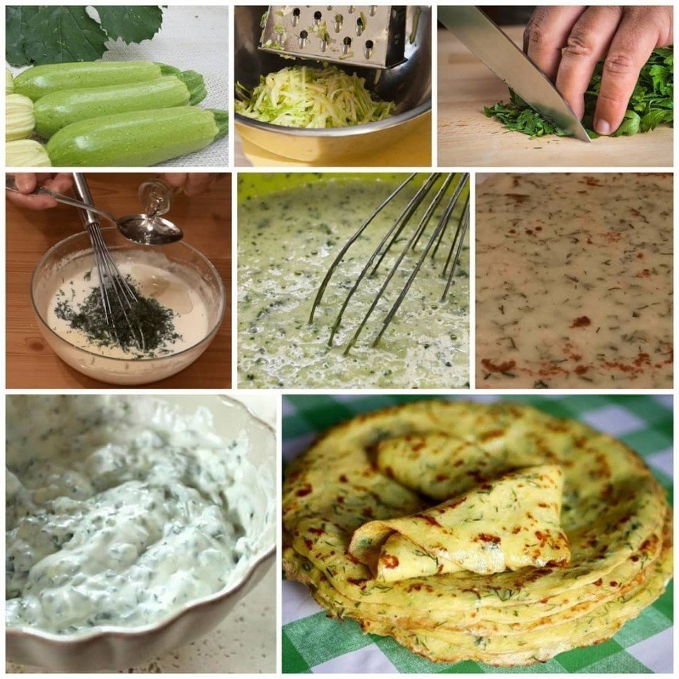 Блины из кабачков