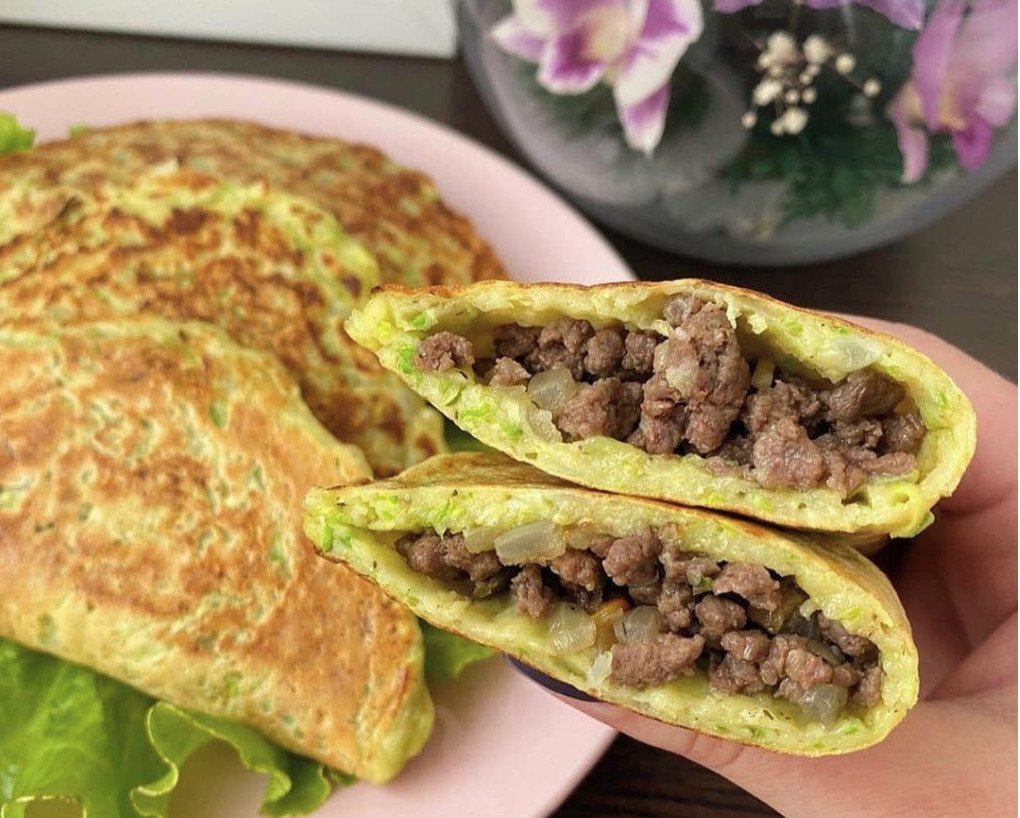 КИШ С кабачками и курицей