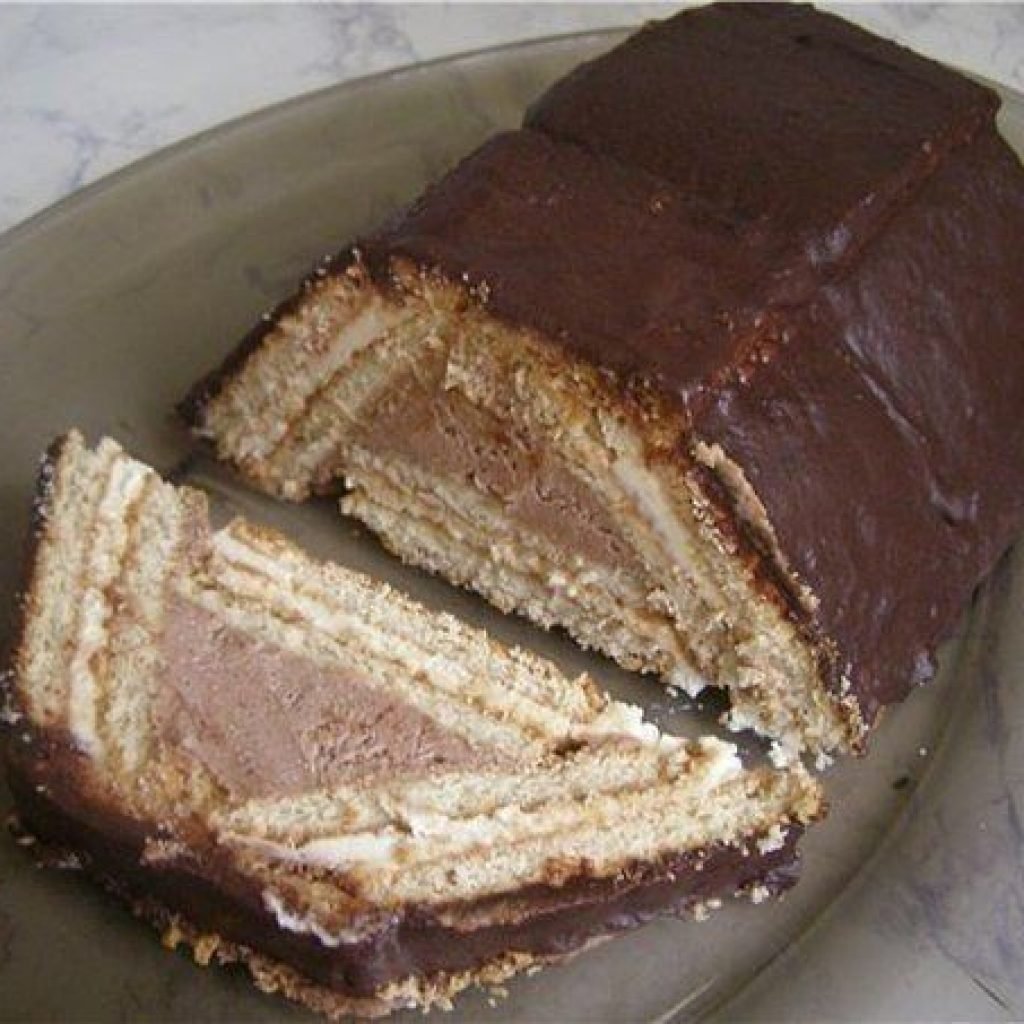 Торт шалаш из печенья