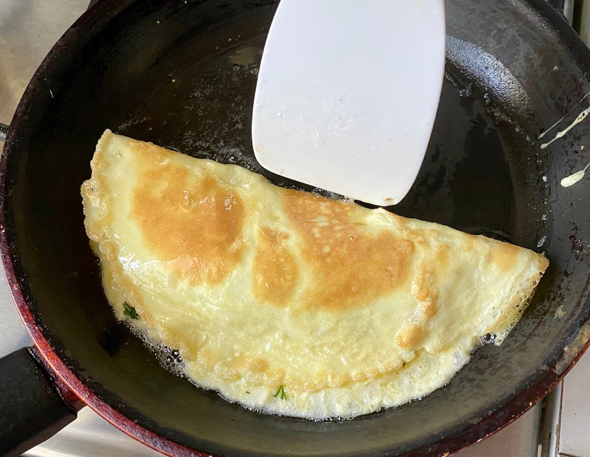 Лепешка с ветчиной и сыром
