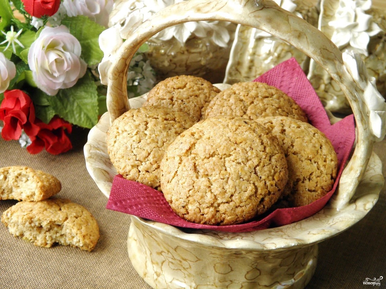 Рецепт постного печенья в домашних