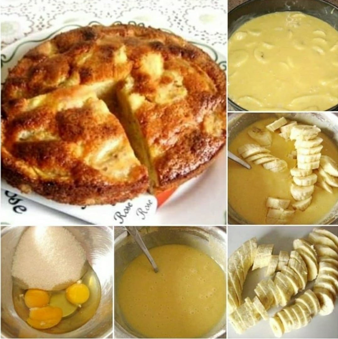 Пирог с яйцом сверху