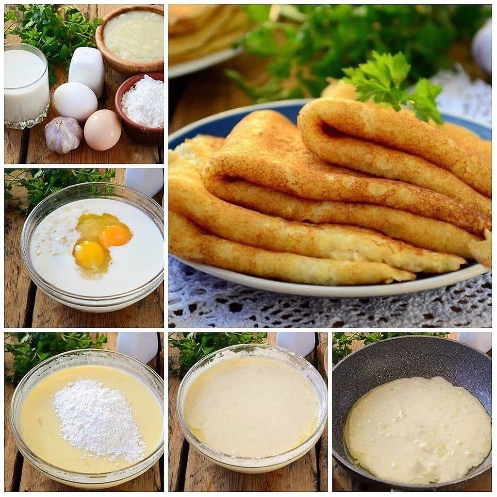 Ажурные блинчики очень тонкие