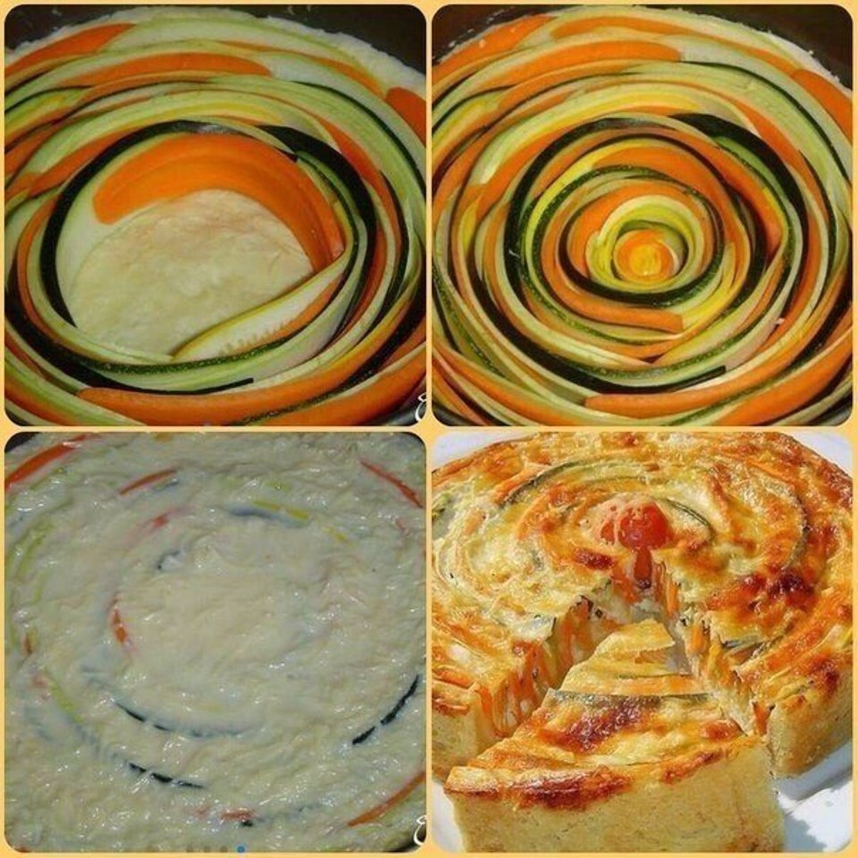 Швейцарский овощной пирог