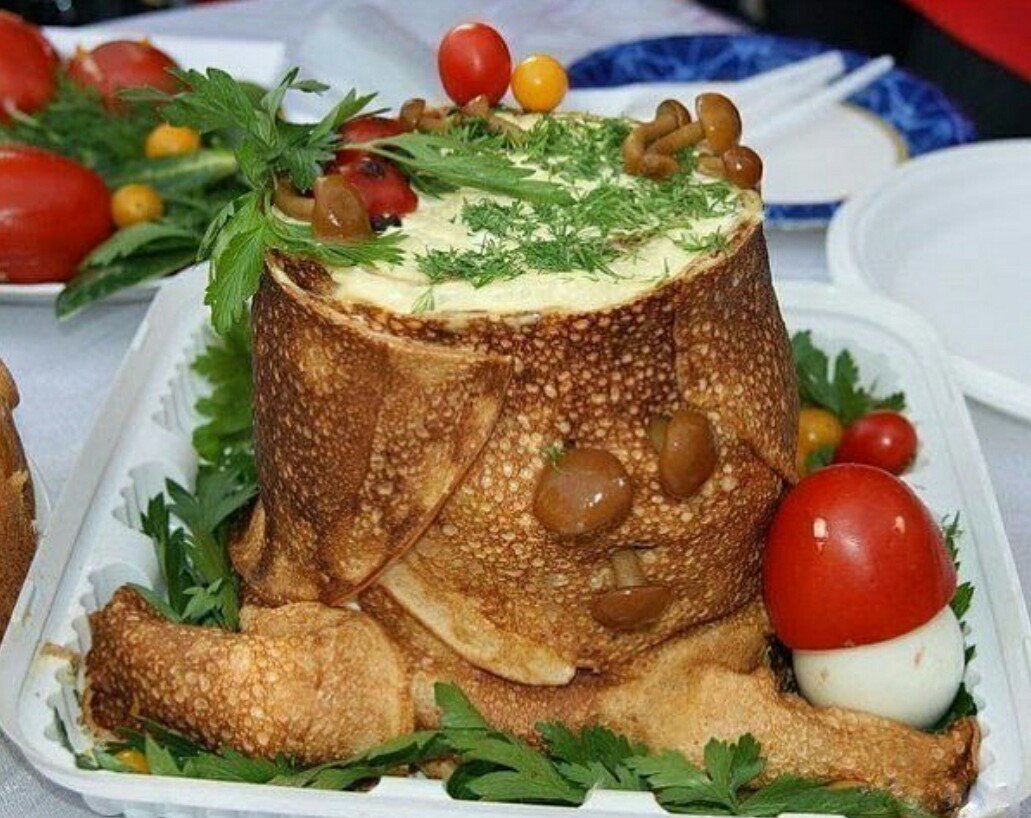 Оригинальные блюда из блинов