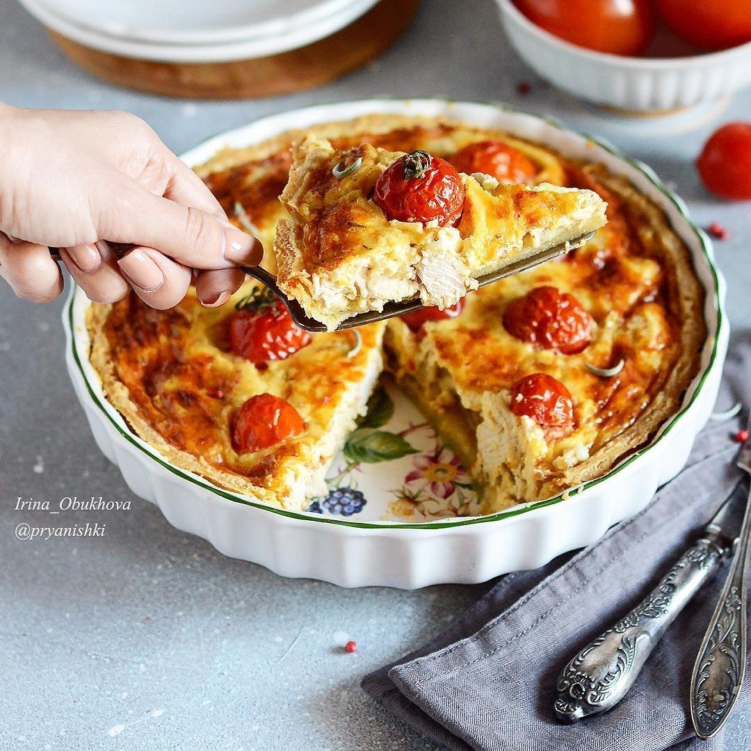КИШ Лорен с помидорами
