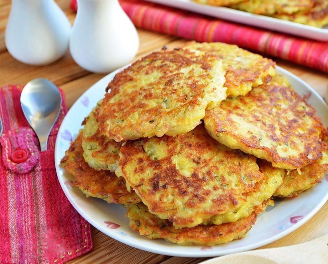 Драники картофельные с ветчиной и сыром