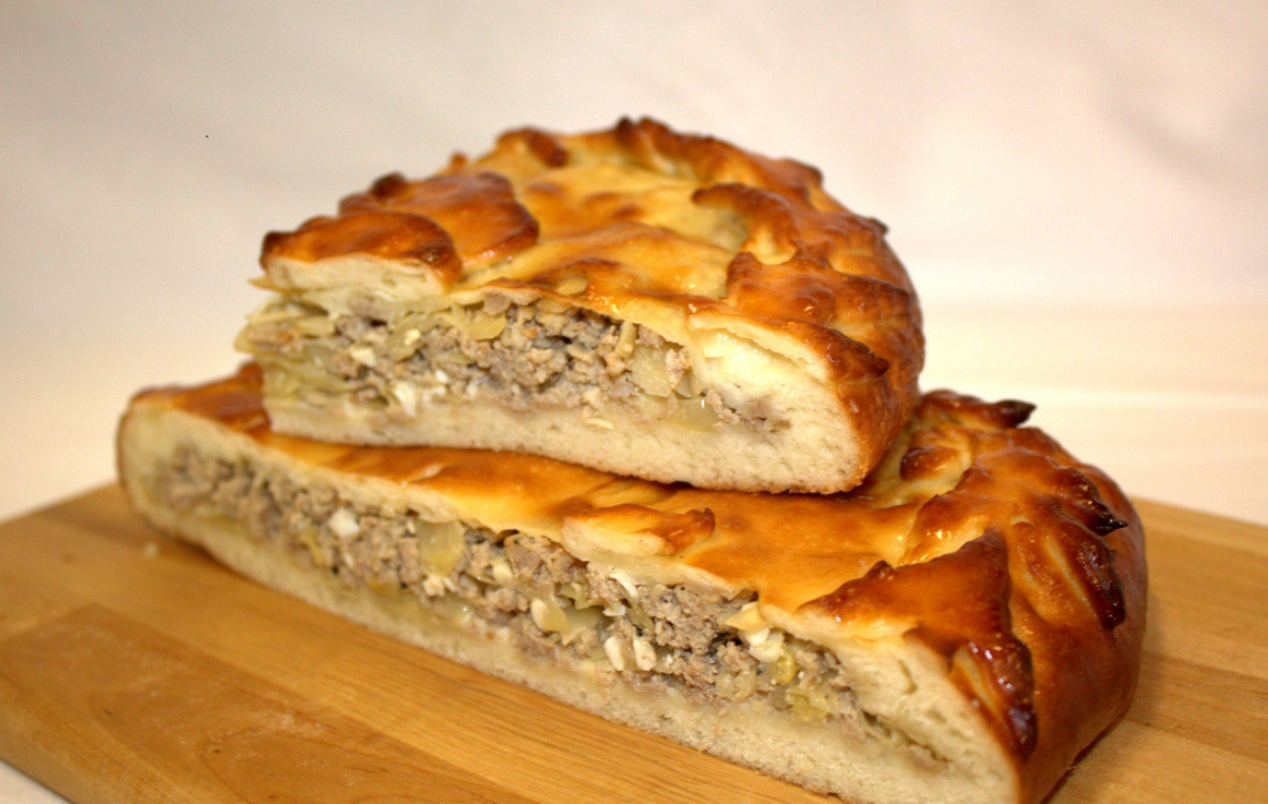 Кулебяка с капустой