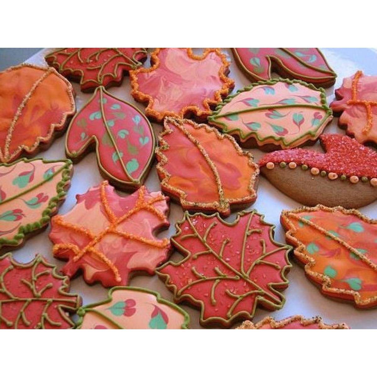 Печенье листочки